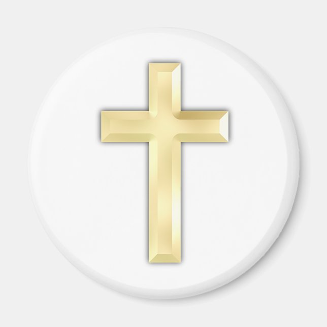 Golden Crosses Magnet (Front)