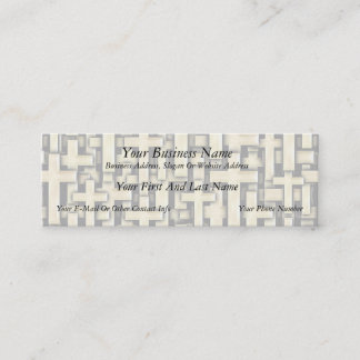 Golden Crosses Mini Business Card