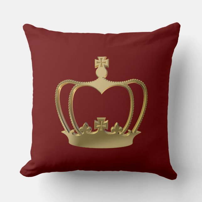 Golden crown cushion (Front)