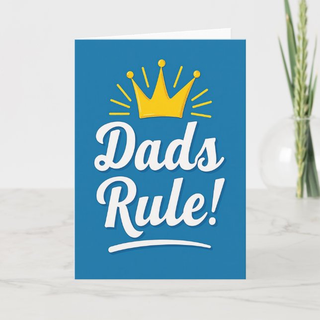 Golden Crown Dads Rule Card (Front)
