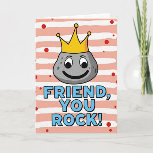 Golden Crown Friend Card