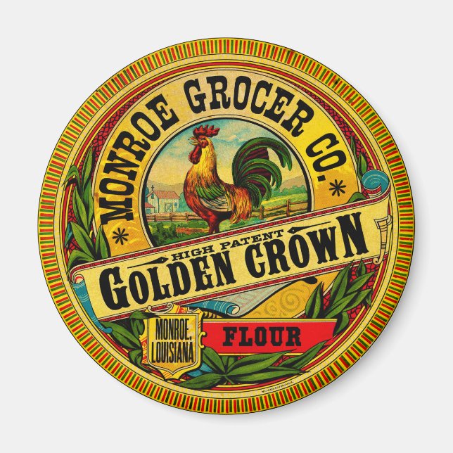 Golden Crown High Patent Flour Magnet (Front)