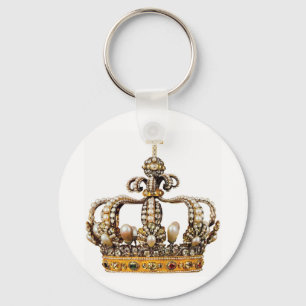 Golden Crown I Key Ring