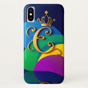Golden Crown Letter C Royal Monogram Elegance ✨ Case-Mate iPhone Case