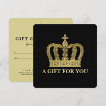 Golden Crown - luxury royal 1 Cerificate