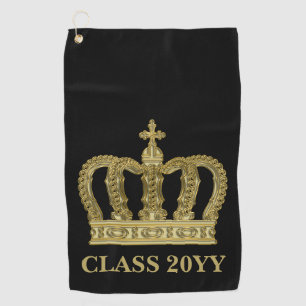 Golden Crown - luxury royal 1 Golf Towel