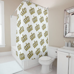 Golden Crown - luxury royal 2 Shower Curtain