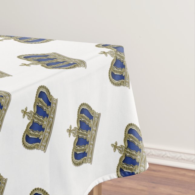 Golden Crown - luxury royal 3 Tablecloth (In Situ)