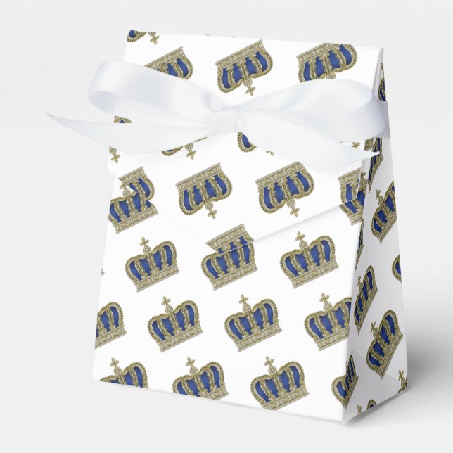 Golden Crown - luxury royal 5 Favour Box (Front Side)