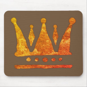 Golden Crown Mousepad