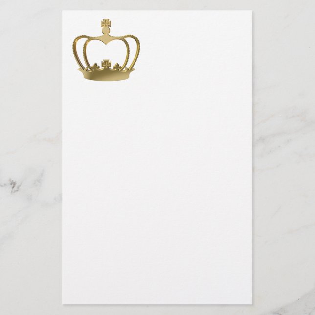 Golden crown stationery (Front)