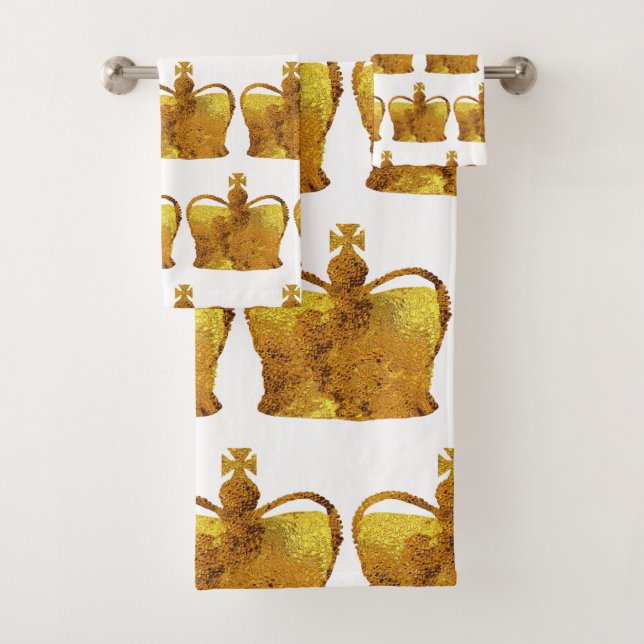 Golden Crown Towel Set (Insitu)
