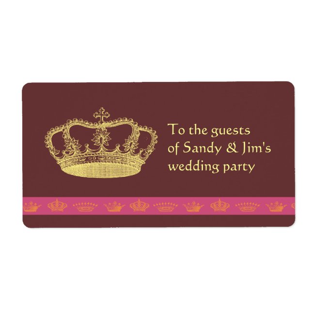 Golden Crown with Pink bar (Front)