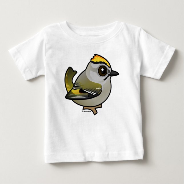 Golden-crowned Kinglet Baby T-Shirt (Front)