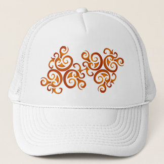 Golden curls trucker hat