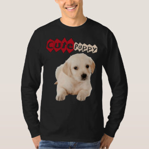 Golden Cute Labrador Retriever Puppy T-Shirt
