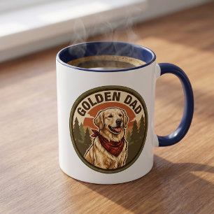 Golden Dad Coffee Mug Golden Retriever Dad Gift