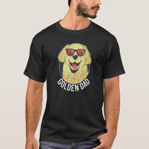 Golden Dad Pet Golden Retriever Dog Men's Golden D T-Shirt