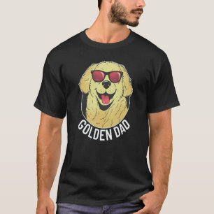 Golden Dad Pet Golden Retriever Dog Men's Golden D T-Shirt
