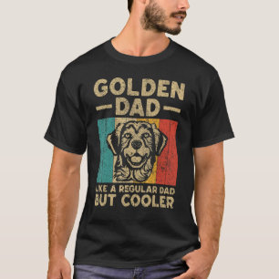 Golden Dad Retro Golden Retriever T-Shirt