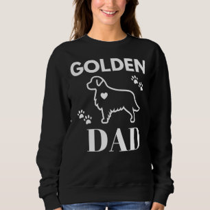Golden Dad Vector Golden Retriever Sweatshirt
