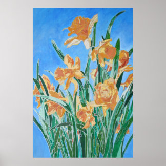 Golden Daffodils Poster