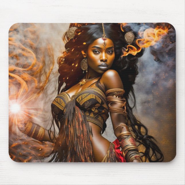 Golden Dawn African Princess- Basic Mouse Pad (Front)