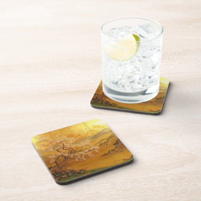 Golden Dawn Hard plastic coaster (Right Side)