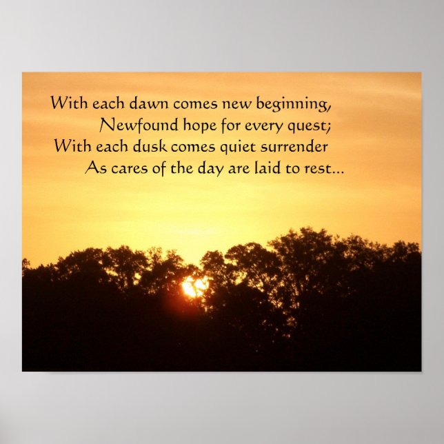 Golden Dawn of New Beginning Poster (Front)