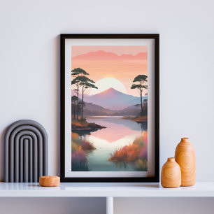 Golden Dawn Reflections Poster