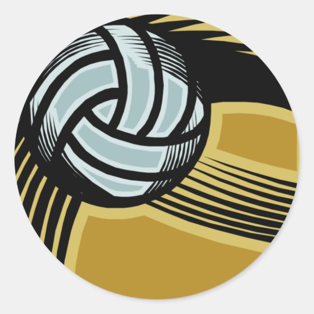 Golden Days - Classic Round Sticker (Front)