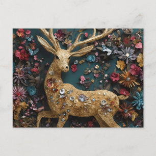 Golden Deer Postcard