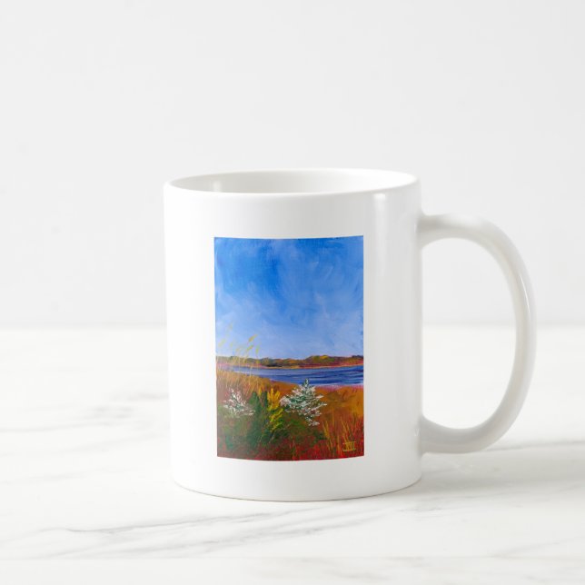 Golden Delaware River Coffee Mug (Right)