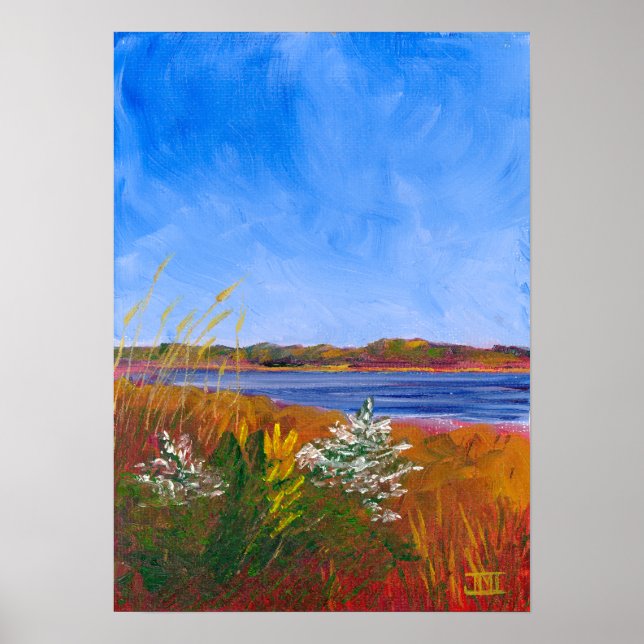 Golden Delaware River Poster (Front)