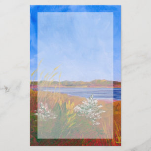 Golden Delaware River Stationery