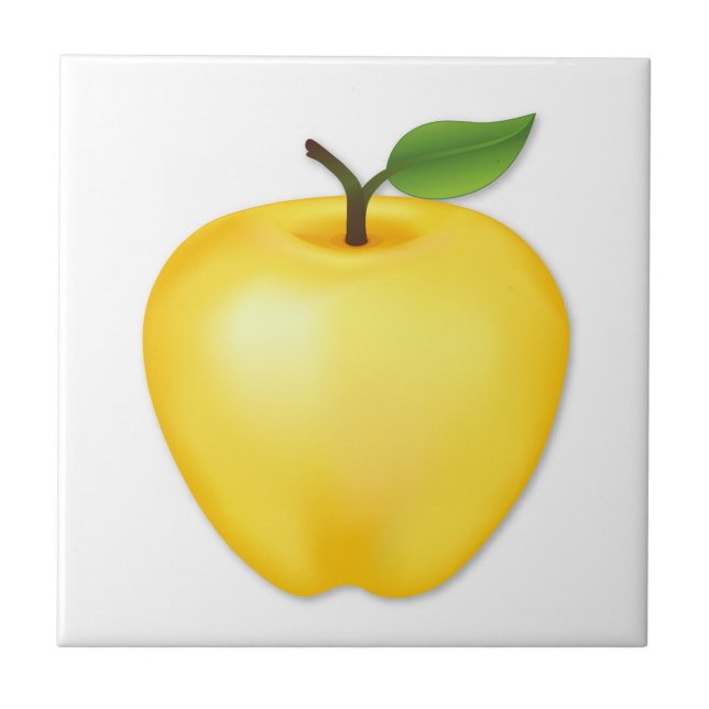 Golden Delicious Apple Tile (Front)