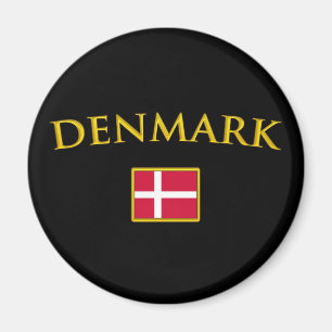 Golden Denmark Magnet