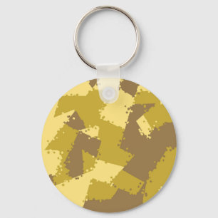 Golden Desert Camo Key Ring