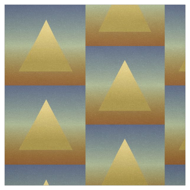 Golden Desert Pyramid Fabric (Swatch)