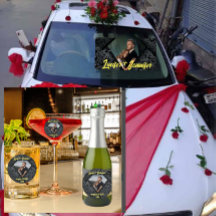 Golden Diamond Modern Elegant Customised Wedding 