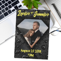 Golden Diamond Modern Elegant Customised Wedding 