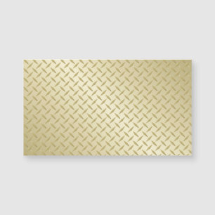 Golden Diamondplate Metal Look