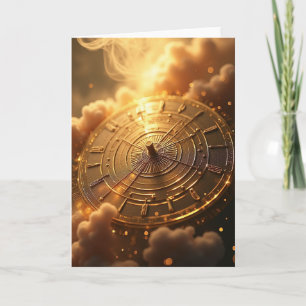 Golden Disc Fathers Day Card