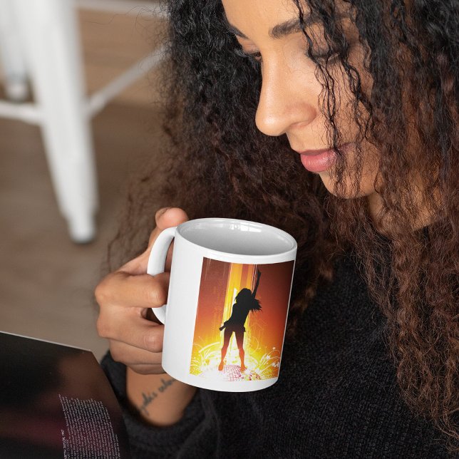 Golden Disco Woman Coffee Mug (Creator Uploaded)