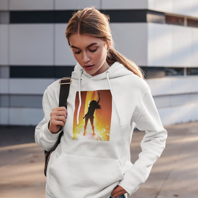 Golden Disco Woman Hoodie (Creator Uploaded)