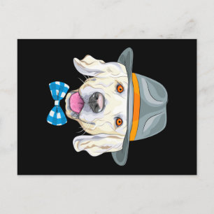 Golden Dog Dog Lover Cool Dog Owner Holiday Postcard