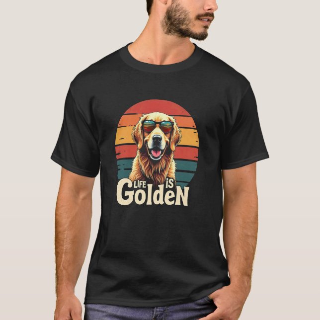 Golden Dog Life T-Shirt (Front)
