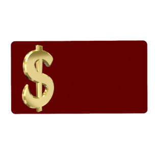 Golden dollar sign