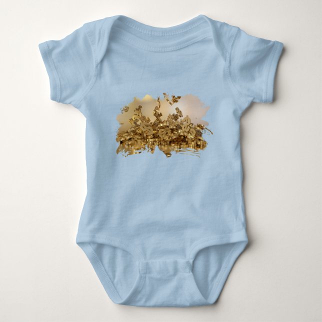 Golden dollars baby bodysuit (Front)