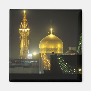 Golden dome of the Imam Reza Shrine Complex at Magnet